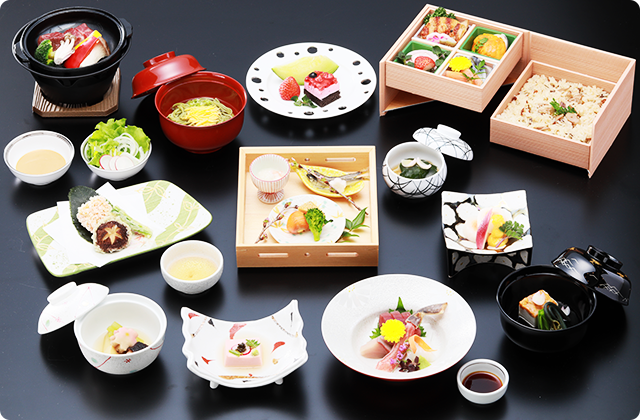 下長玉泉院 専用厨房からのお料理のおもてなし